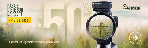 Rabais d'été sur l'airsoft - jusqu'à 50%