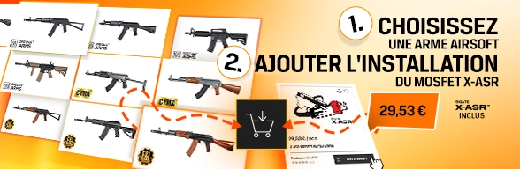 MOSFET X-ASR inclus dans le prix du service d'installation