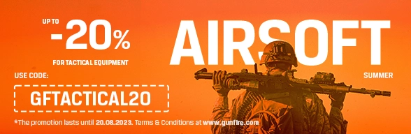 Hot summer with the discount code GFTACTICAL 20