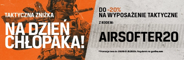 Dzień Chłopaka w Gunfire! -20% na taktykę z kodem AIRSOFTER20
