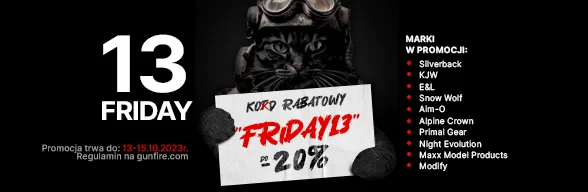 Do -20% na wybrane marki z kodem FRIDAY13