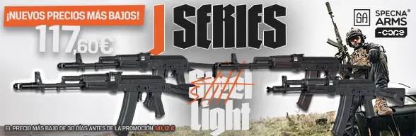 ¡Specna Arms Core en la serie J a nuevos precios más bajos!