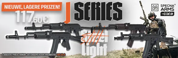 Specna Arms Core in de J-serie tegen nieuwe, lagere prijzen!