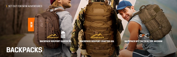 Go on adventures with a new backpack! New from Wisport