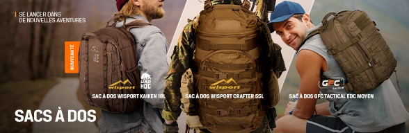 Partez à l'aventure avec un nouveau sac à dos ! Nouveau de Wisport