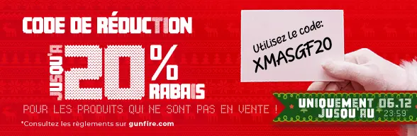 Jusqu'à -20% avec le code XMASGF20