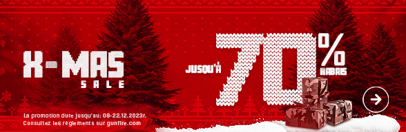 X-MAS SALE chez Gunfire !