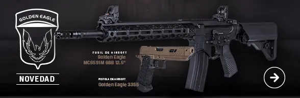 NUEVO | Armas de airsoft de Golden Eagle y JG\GE