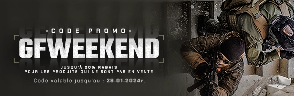Jusqu'à 20% de réduction avec le code GFWEEKEND