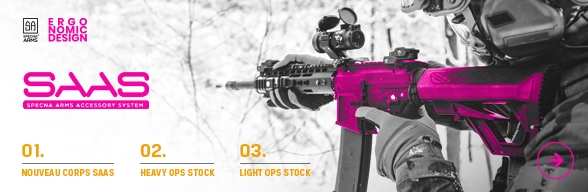 Specna Arms SAAS. Misez sur l'ergonomie !