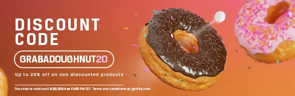 Up to -20% with code GRABADOUGHNUT20