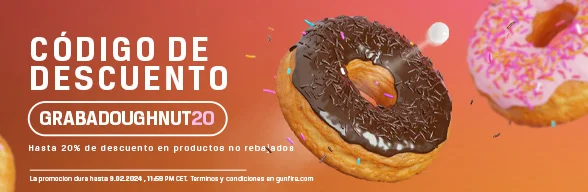 Hasta un -20% con el código GRABADOUGHNUT20