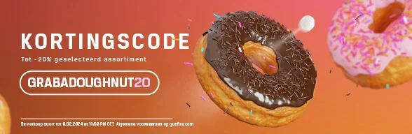 Tot -20% met code GRABADOUGHNUT20