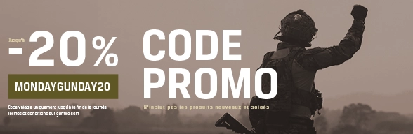 Jusqu'à 20% de réduction avec le code MONDAYGUNDAY20