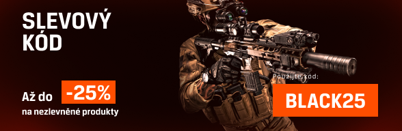 Až do -25% s kódem BLACK25