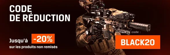 Jusqu’à -20% avec le code BLACK20