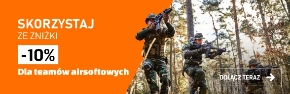 10% zniżki dla teamów airsoftowych