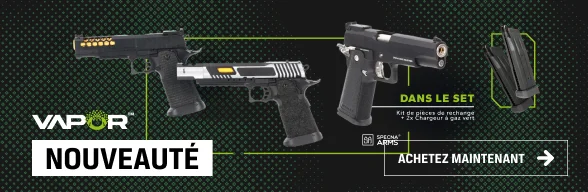 NOUVEAU SA Vapor | Pistolets et fusils airsoft