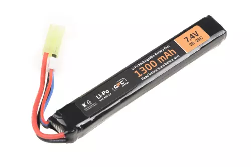 Akumulator Li-Po 1300mAh 7.4V 25C - stick