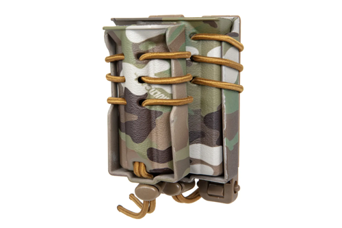 Drager voor 2 M4/M16 en 9mm magazijnen Wosport Urban Assault Quick Pull Multicam