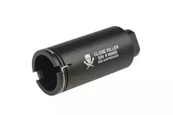 Flash hider / exit gas concentrator "Close Killer" - Black