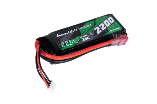 Li-Po Gens Ace 35C 2200mAh 3S1P 11.1V Deans batterij