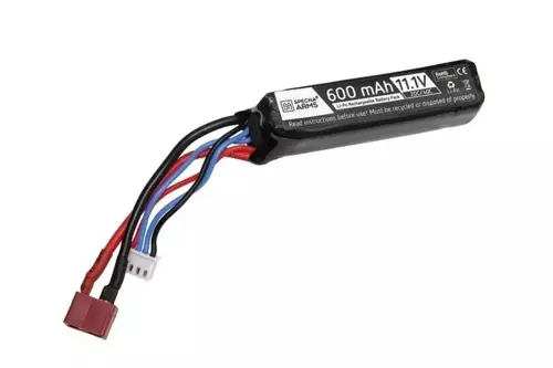 LiPo 11.1V 600mAh 20/40C Battery for PDW - T-Connect (Deans)