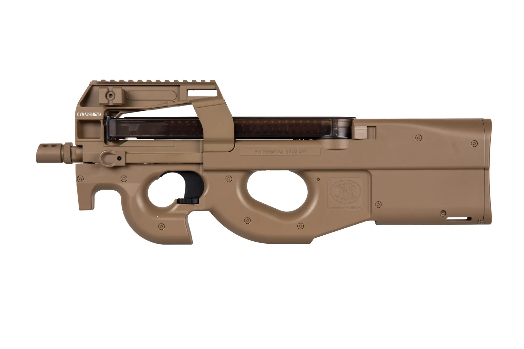 Replika gelicentieerde van het machinepistool Cybergun FN Herstal P90 (CM060) - TAN