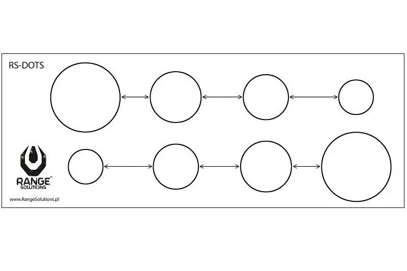 Tarcze Strzeleckie Dots - 50 szt.