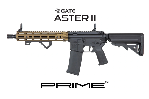 Airsoft rifle Specna Arms Daniel Defense® RIS III 10.5'' SA-P27 PRIME™ Aster II ETU with brushless motor Chaos Bronze