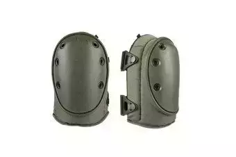 AltaGuard Soft Cap Gel Knee Guards - Olive Green