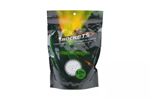 BBs biodegradable 0.25g Rockets Professional 4000 pcs