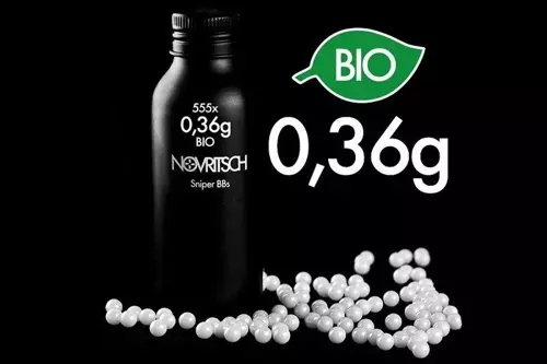 BBs biodegradable 0.36g Novritsch Sniper 555 pcs