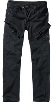 Brandit Adven Slim Fit Trousers Black