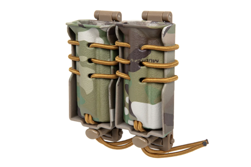 Carrier for 2 9mm magazines Wosport Urban Assault Quick Pull Multicam