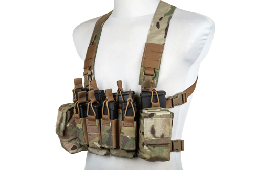 Chest Rig Pew Tactical waistcoat type D3CR-X CR02 Multicam