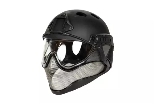 Full Face First Helmet Repllica - Black