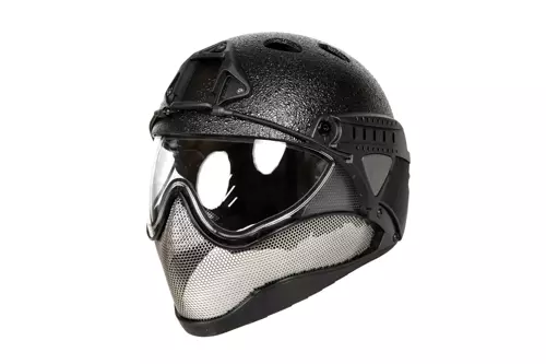 Full Face First Helmet Repllica - Black Textured