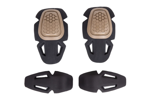 G4 Wosport Tan elbow and knee protector set for uniforms