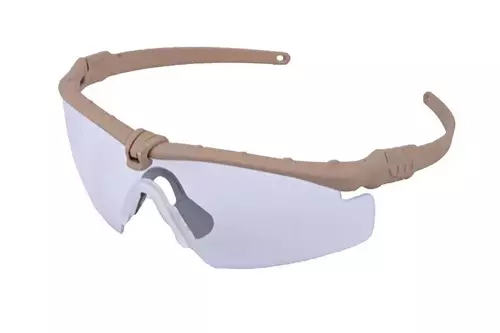 Glasses Tactical - Tan/transparent