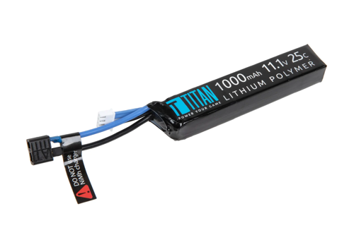 Li-Po Titan 1000mAh 11.1V 25C Deans Stick battery