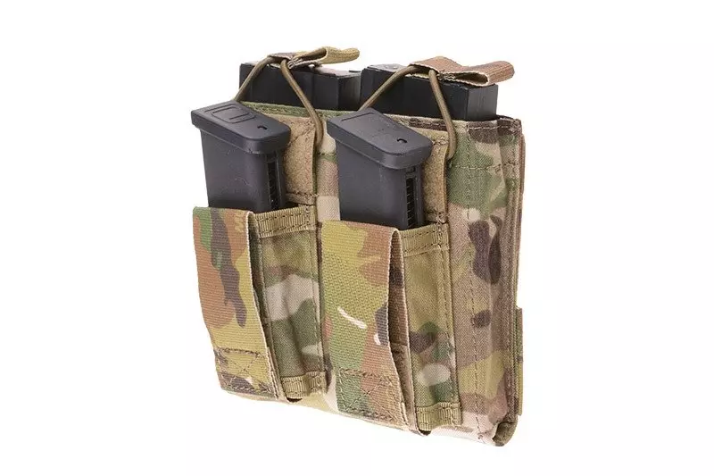 Open Top double pouch for M4/M16 + pistol magazines - Multicam