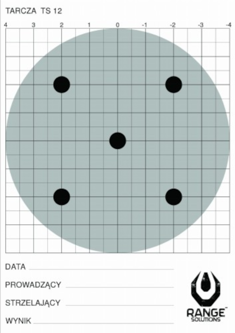 Range Solutions TS-12 shooting target - 100 pieces