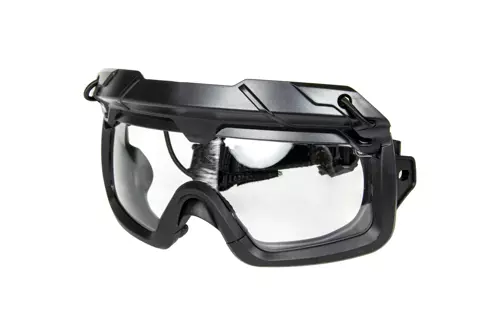 Tactical goggles 2 in 1 - Black