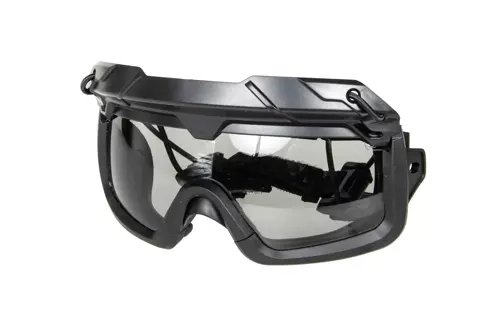 Tactical goggles 2in1 - Black / Tinted