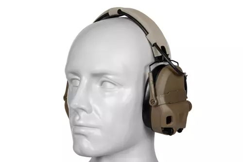 Casque actif tactique HD-17 Gen 6 - Marron