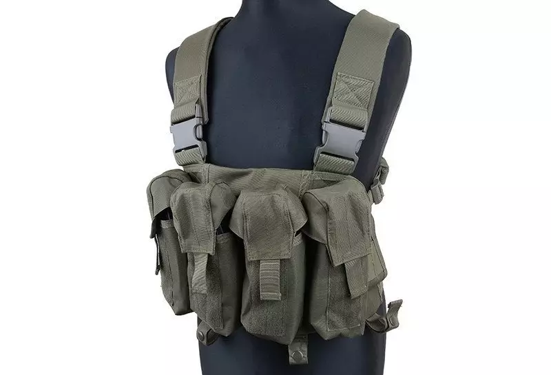 Gilet tactique type Chest rig - olive