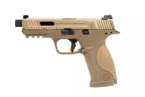 Pistolet airsoft Smith & Wesson Licensed M&P 9 custom- tan