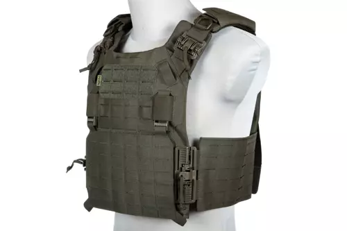 VESTE GILET TACTIQUE AIRSOFT ASG RECON AVEC HOLSTER - Paintball Connexion