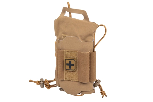 Trousse de secours tactique avec panneau Molle Wosport Coyote Brown